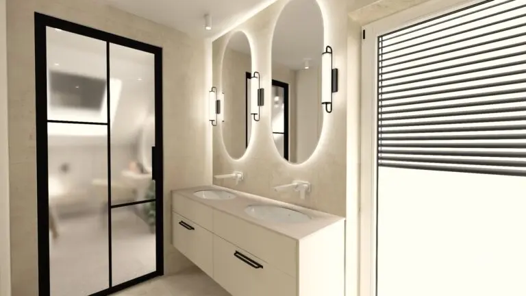 aranżacja projekt wizualizacja łazienka funkcjonalny przytulny projektowanie wnętrz Lębork